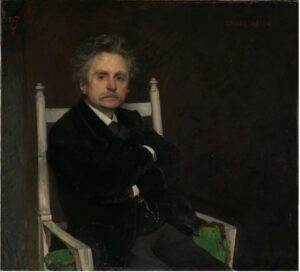 Edvard Grieg, 1891, by Eilif Peterssen, National Museum of Art, Architecture and Design