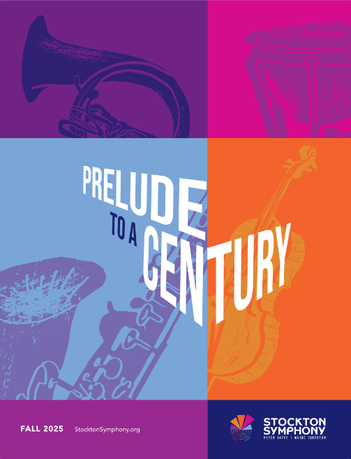 Stockton Symphony program book cover